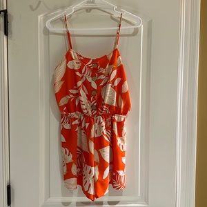 Pink Lily Romper, Small